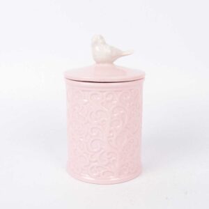 Ёмкость для сыпучих продуктов с крышкой розовая Royal Classics 39204 2