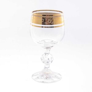 Набор бокалов для вина 150 мл Клаудиа Золото V-D Crystalex Bohemia 09836 2