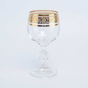 Набор бокалов для вина 150 мл Клаудиа Золото V-D Crystalex Bohemia 2