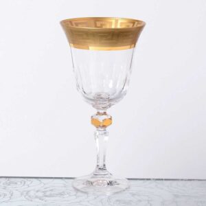 Набор бокалов для вина 220 мл Кристина Костка матовая Bohemia Gold 2