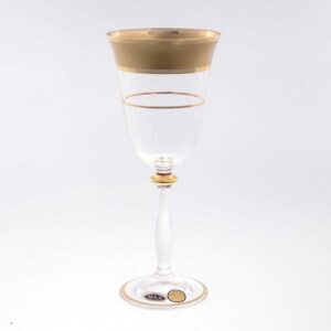 Набор бокалов для вина 250 мл Анжела Стар Кристалл 37511 2