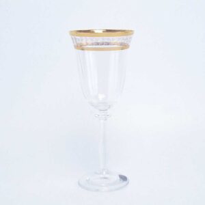 Набор бокалов для вина 250 мл Crystalex Золотой Лист V-D Bohemia 2