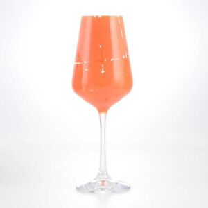 Набор бокалов для вина 250 мл Sandra Crystalex Bohemia оранж 2