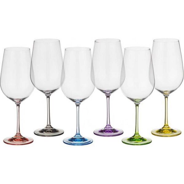 Набор бокалов для вина 550 мл Арлекино Crystalex Bohemia 40090 2