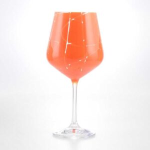 Набор бокалов для вина 570 мл Sandra Crystalex Bohemia оранж 2