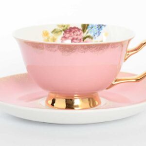 Набор чайных пар 220мл розовый Royal Classics 38618 2