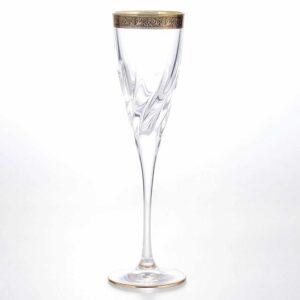 Набор фужеров для шампанского 130 мл Trix RCR Style узор 2