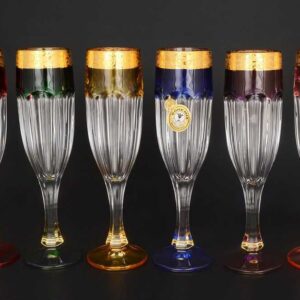 Набор фужеров для шампанского Сафари Ассорти E-S Bohemia 2