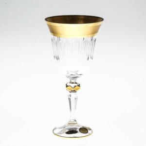 Набор бокалов для вина 220 мл Хрусталь с золотом Max Crystal 41700 2