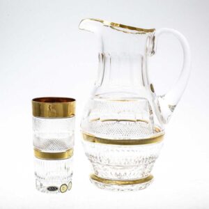 Набор для воды Фелиция с золотом Bohemia Max Crystal 33033 2