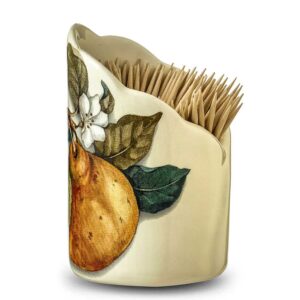 Подставка для зубочисток 8см Груша artigianato ceramico 2