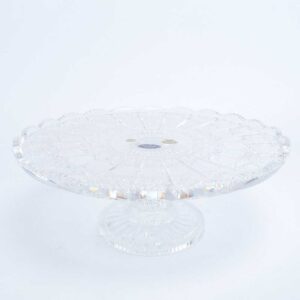 Тарелка для торта 30 см на ножке Sonne Crystal 2