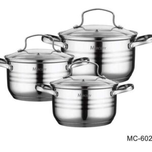Набор посуды Mercury MC 6021 6 предметов 33/23/15 л 20/18/16 см 2