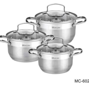 Набор посуды Mercury MC 6023 6 предметов 35/25/18 л 20/18/16 см 2