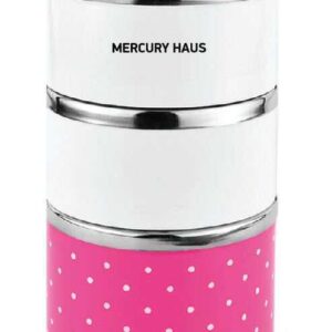 Термо ланчбокс 3-ярусный MercuryHaus MC 6689 розовый2
