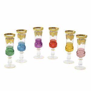 Бокал для шампанского набор 6 шт разноцветный Migliore Firenze 2