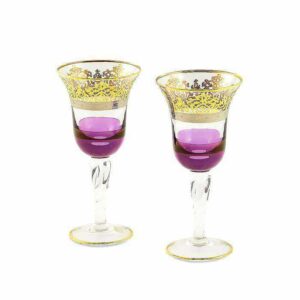 Бокал для вина набор 2 шт фиолетовый Migliore Luciana 2