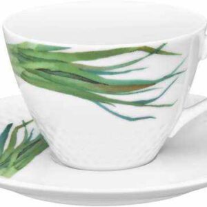 Чашка чайная с блюдцем Noritake Овощной букет Зелёный лук 210мл 2