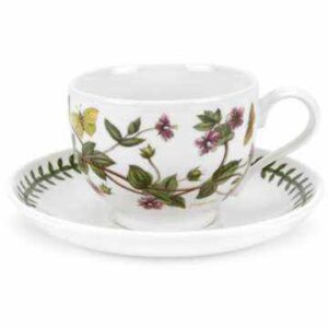 Чашка чайная с блюдцем Portmeirion Ботанический сад Анагаллис 200мл 2