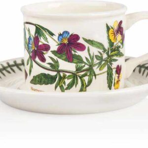 Чашка чайная с блюдцем Portmeirion Ботанический сад Фиалка 200мл 2