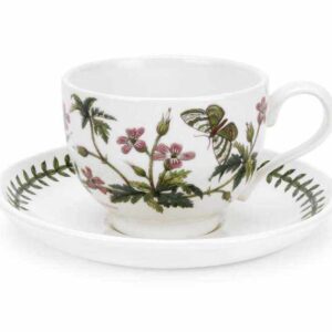 Чашка чайная с блюдцем Portmeirion Ботанический сад Герань 200мл 2