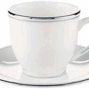 Чашка кофейная с блюдцем 90мл Федеральный платиновый кант Lenox 2