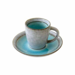 Чашка с блюдцем Origin голубая Easy Life (R2S) 2