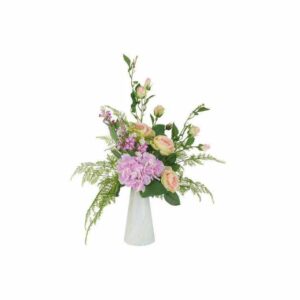 Декоративные цветы Букет розы и гортензии в керамической вазе Dream Garden 2