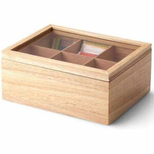 Ящик для хранения чайных пакетиков Continenta цвет натуральный 2