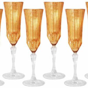Набор бокалов для шампанского Адажио - янтарная Same 2