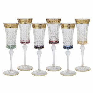 Набор бокалов для шампанского Цветная Флоренция Same 2