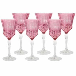 Набор бокалов для вина Адажио - розовая Same 2