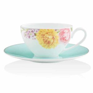 Набор чашек чайных с блюдцами Noritake Нежные цветы 2шт 2
