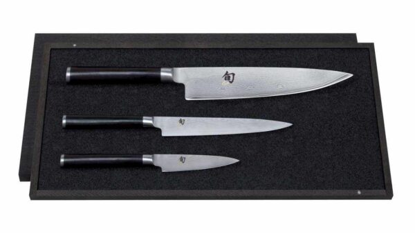 Набор из 3 ножей для чистки универсальный поварской KAI Шан Классик 2