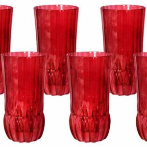 Набор стаканов для воды Адажио - красная Same 2