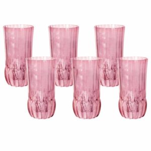 Набор стаканов для воды Адажио - розовая Same 2