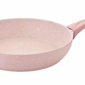 Сковорода 18 см 115 л с а/п покрытием без крышки розовый, OMS, 3210.00.07-18-Pin 2