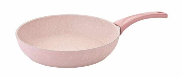 Сковорода 22 см 16 л с а/п покрытием без крышки розовый, OMS, 3210.00.07-22-Pin 2