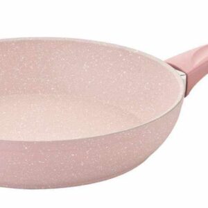 Сковорода 24 см 19 л с а/п покрытием без крышки розовый, OMS, 3210.00.07-24-Pin 2