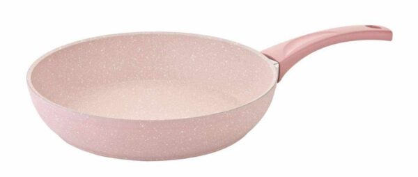 Сковорода 24 см 19 л с а/п покрытием без крышки розовый, OMS, 3210.00.07-24-Pin 2