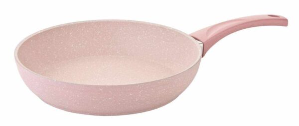 Сковорода 26 см 24 л с а/п покрытием без крышки розовый, OMS, 3210.00.07-26-Pin 2