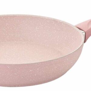 Сковорода 28 см 3 л с а/п покрытием без крышки розовый, OMS, 3210.00.07-28-Pin 2