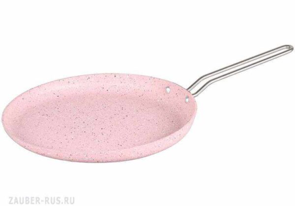 Сковорода блинная 24 см с а/п покрытием розовый, OMS, 3234-24-Pin 2