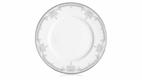Тарелка обеденная 26см Королевский жемчуг белая Lenox 2