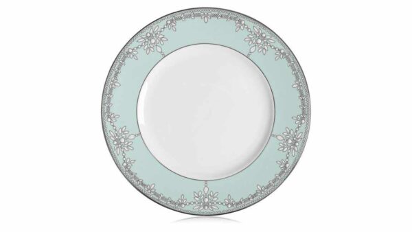 Тарелка обеденная 26см Королевский жемчуг голубая Lenox 2