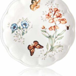 Тарелка обеденная 27,5см Бабочки на лугу Бабочка-Монарх Lenox 2
