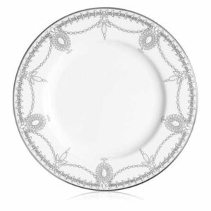 Тарелка закусочная 20см Королевский жемчуг белая Lenox 2