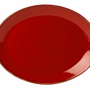 Блюдо овальное 24 см RED Porland 112124 RED 2