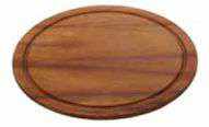 Деревянная доска для сервировки круглая Ироко Table Top Kapp 69011028 2
