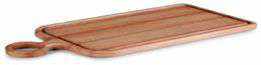 Деревянная доска для стейка с ручкой 25*47 см Ироко Table Top Kapp 69012547 2